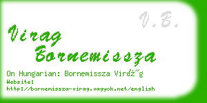 virag bornemissza business card